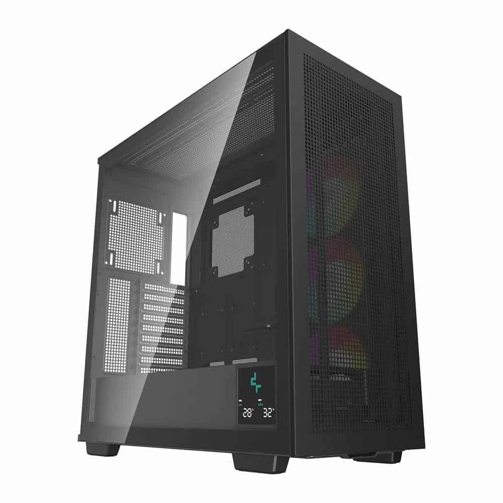 DeepCool MORPHEUS Tempered Glass Full Tower Black Gaming Case